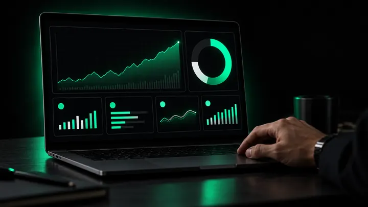 Panel de gestión de REimpulso en una laptop